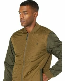 U.S. POLO ASSN. Coats & Outerwear Contrast Quilt Bomber 9 U.S. POLO ASSN. Coats & Outerwear Contrast Quilt Bomber -Valentino Garavani Sales Shop 81y3RA PA6L. AC SR736920