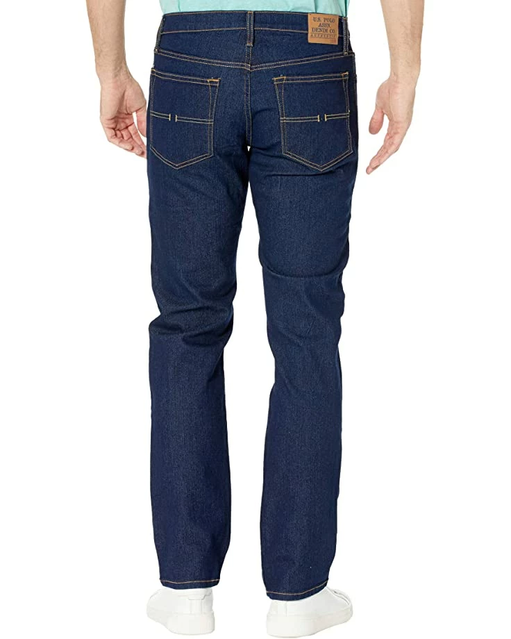 U.S. POLO ASSN. Stretch Slim Straight Five-Pocket Denim Jeans in Blue Rinse 4 U.S. POLO ASSN. Stretch Slim Straight Five-Pocket Denim Jeans in Blue Rinse - Image 2