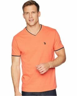 U.S. POLO ASSN. Shirts & Tops Double Ringer V-Neck T-Shirt