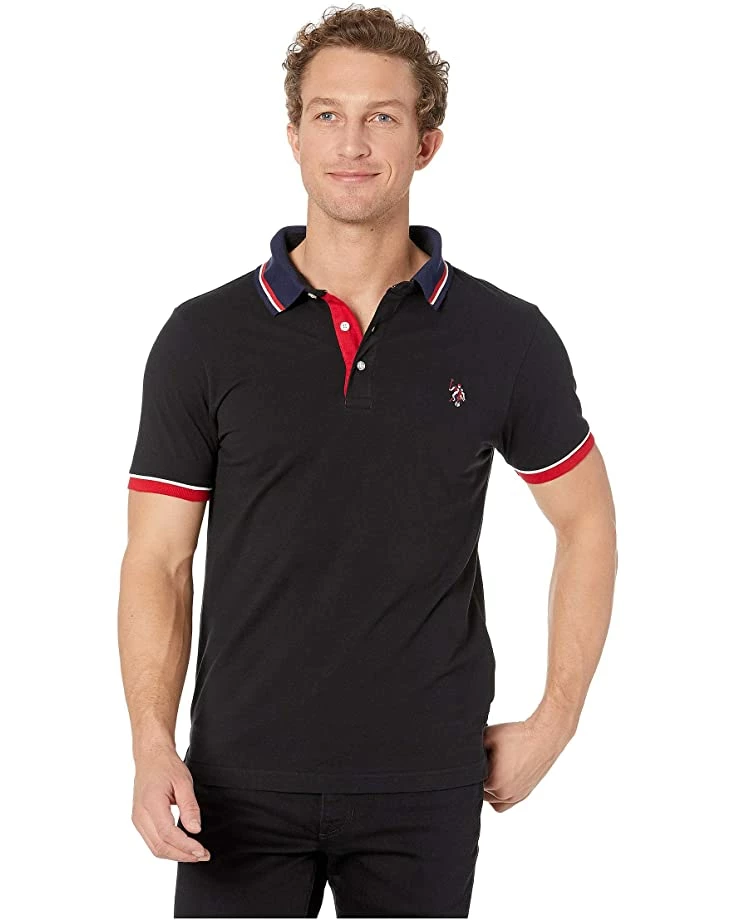 U.S. POLO ASSN. Shirts & Tops Slim Fit Contrast Pique Polo 7 U.S. POLO ASSN. Shirts & Tops Slim Fit Contrast Pique Polo - Image 5