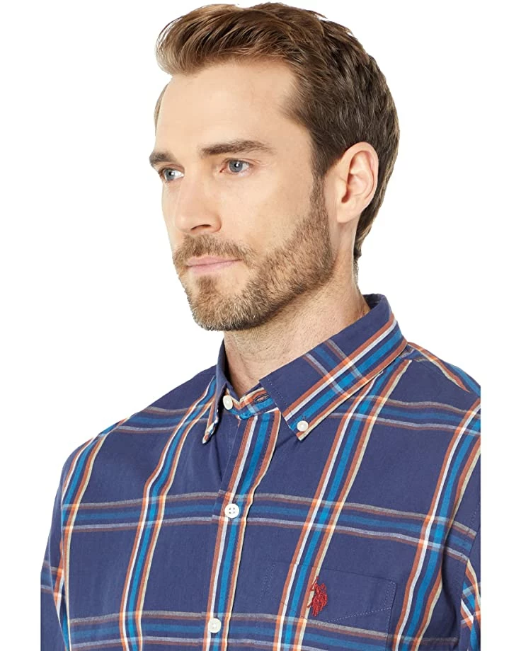 U.S. POLO ASSN. Shirts & Tops Long Sleeve Plaid Poplin Woven Shirt 5 U.S. POLO ASSN. Shirts & Tops Long Sleeve Plaid Poplin Woven Shirt - Image 3