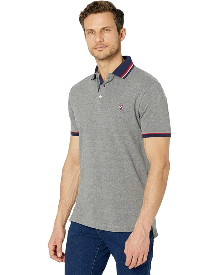 U.S. POLO ASSN. Shirts & Tops Slim Fit Contrast Pique Polo 8 U.S. POLO ASSN. Shirts & Tops Slim Fit Contrast Pique Polo - Image 6