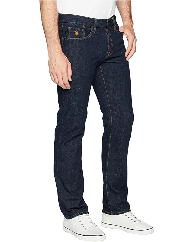U.S. POLO ASSN. Slim Straight Five-Pocket Denim Jeans in Blue 6 U.S. POLO ASSN. Slim Straight Five-Pocket Denim Jeans in Blue - Image 4