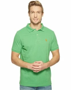 U.S. POLO ASSN. Shirts & Tops Solid Cotton Pique Polo with Small Pony -Valentino Garavani Sales Shop 911ochHmhBL. AC SR736920