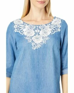 U.S. POLO ASSN. Shirts & Tops Denim Crochet Trim V-Neck Tunic Shirt 8 U.S. POLO ASSN. Shirts & Tops Denim Crochet Trim V-Neck Tunic Shirt -Valentino Garavani Sales Shop 916Fglkq3 L. AC SR736920