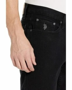 U.S. POLO ASSN. Jeans Stretch Slim Straight Five-Pocket in Black 9 U.S. POLO ASSN. Jeans Stretch Slim Straight Five-Pocket in Black -Valentino Garavani Sales Shop 917QL8Iy3nL. AC SR736920