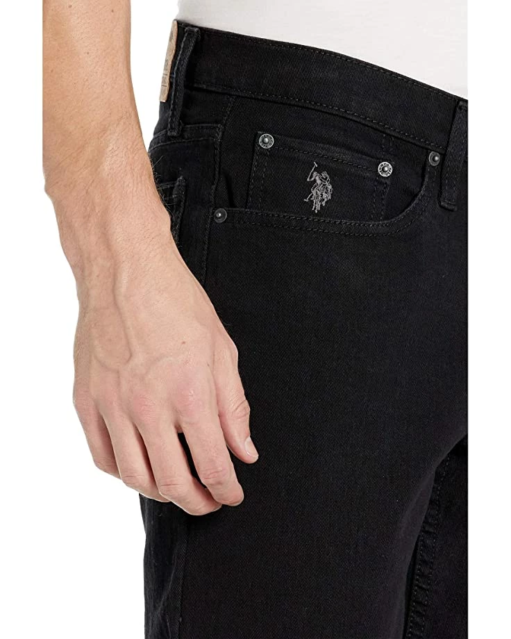 U.S. POLO ASSN. Jeans Stretch Slim Straight Five-Pocket in Black 6 U.S. POLO ASSN. Jeans Stretch Slim Straight Five-Pocket in Black - Image 4