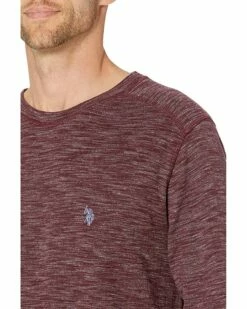 U.S. POLO ASSN. Sweaters Long Sleeve Space Dye Crew -Valentino Garavani Sales Shop 918DNYnc5L. AC SR736920