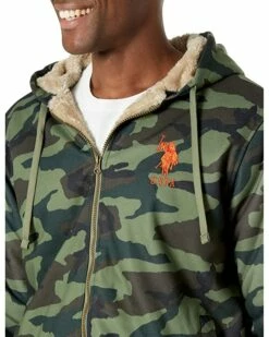 U.S. POLO ASSN. Hoodies & Sweatshirts Sherpa Camo Hoodie -Valentino Garavani Sales Shop 91BBINQcDEL. AC SR736920