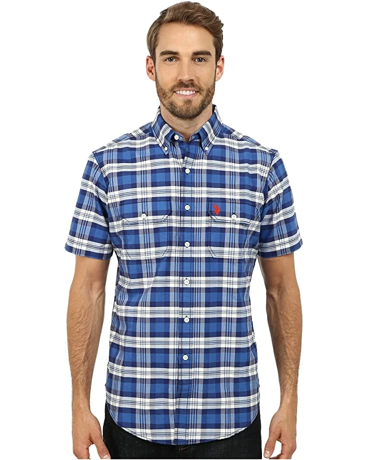 U.S. POLO ASSN. Shirts & Tops Short Sleeve Plaid Sport Shirt 3 U.S. POLO ASSN. Shirts & Tops Short Sleeve Plaid Sport Shirt