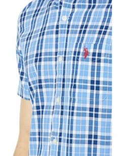 U.S. POLO ASSN. Shirts & Tops Short Sleeve Solid Madras Woven Shirt 8 U.S. POLO ASSN. Shirts & Tops Short Sleeve Solid Madras Woven Shirt -Valentino Garavani Sales Shop 91EyhwjWVfL. AC SR736920