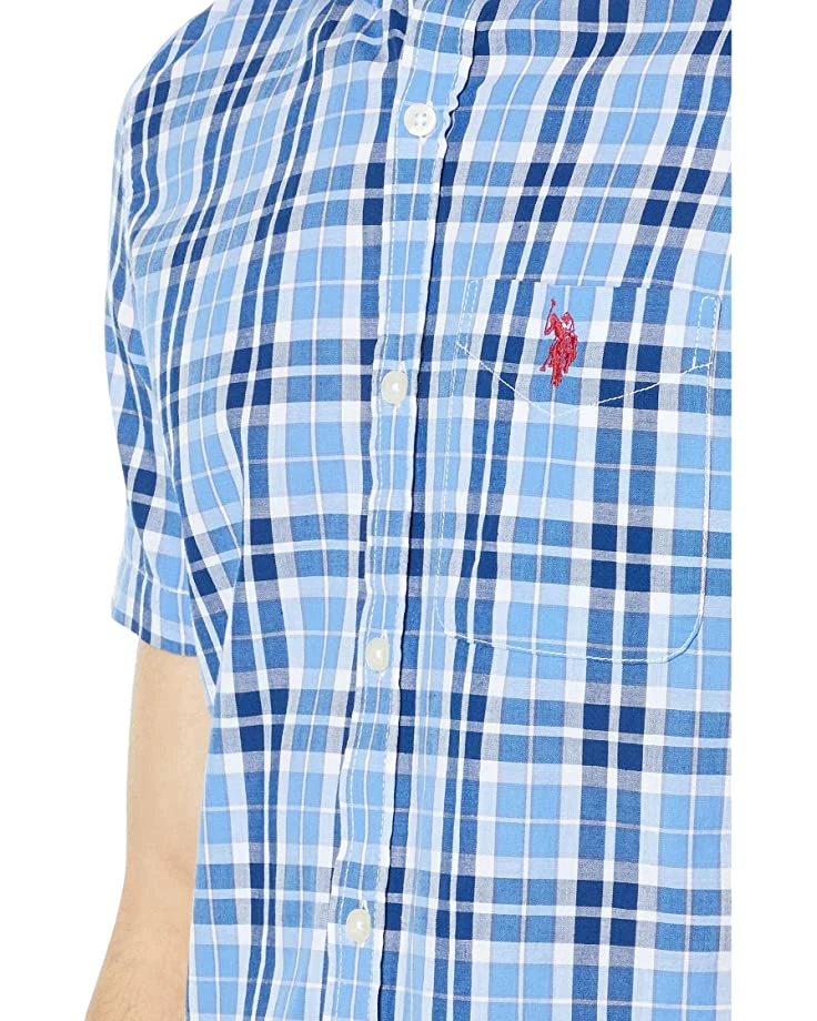 U.S. POLO ASSN. Shirts & Tops Short Sleeve Solid Madras Woven Shirt 5 U.S. POLO ASSN. Shirts & Tops Short Sleeve Solid Madras Woven Shirt - Image 3