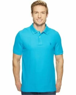 U.S. POLO ASSN. Shirts & Tops Ultimate Pique Polo Shirt -Valentino Garavani Sales Shop 91KgVUm6P1L. AC SR736920