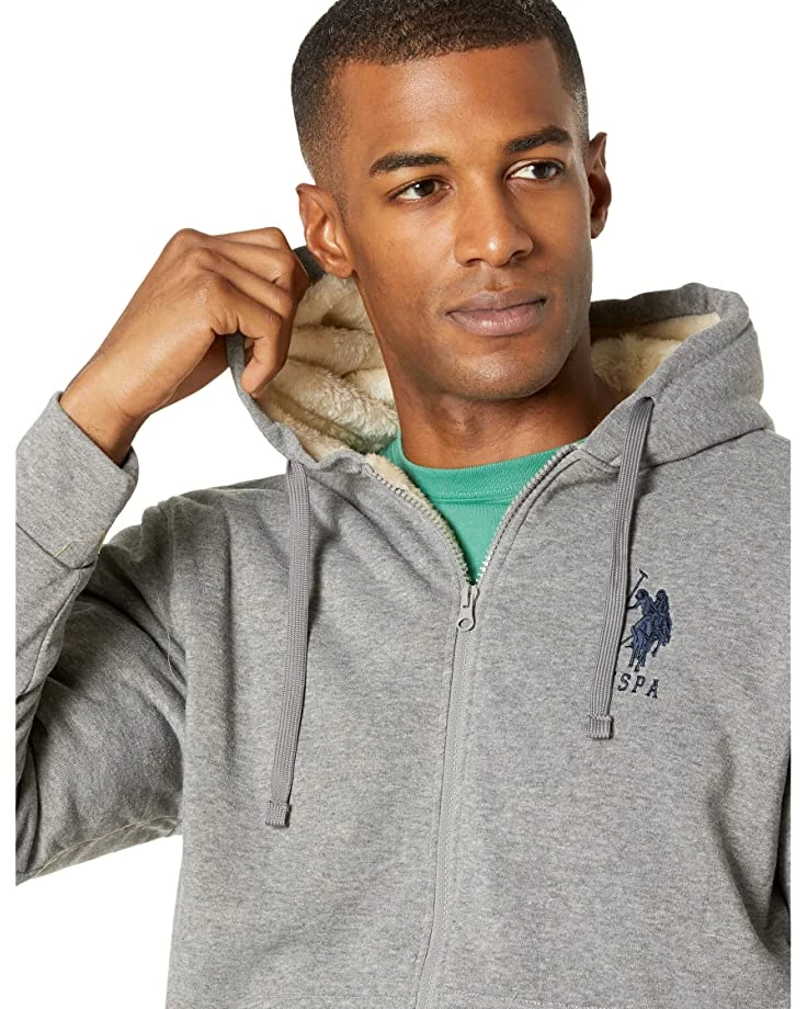 U.S. POLO ASSN. Hoodies & Sweatshirts Full Zip Fleece Sherpa Lined Hoodie 5 U.S. POLO ASSN. Hoodies & Sweatshirts Full Zip Fleece Sherpa Lined Hoodie - Image 3