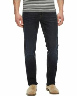 U.S. POLO ASSN. Five-Pocket Slim Straight Jeans in Dark Wash