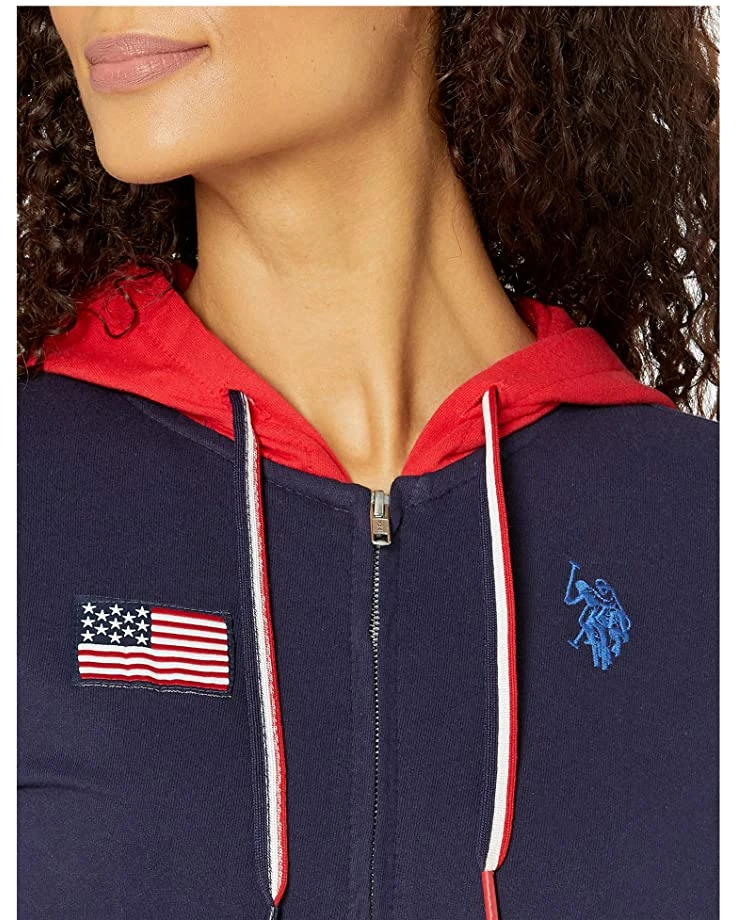 U.S. POLO ASSN. Hoodies & Sweatshirts Flag Zip Front Hoodie 5 U.S. POLO ASSN. Hoodies & Sweatshirts Flag Zip Front Hoodie - Image 3