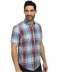 U.S. POLO ASSN. Shirts & Tops Short Sleece Poplin Plaid Shirt 10 U.S. POLO ASSN. Shirts & Tops Short Sleece Poplin Plaid Shirt -Valentino Garavani Sales Shop 91dtDnRWLUL. AC SR736920