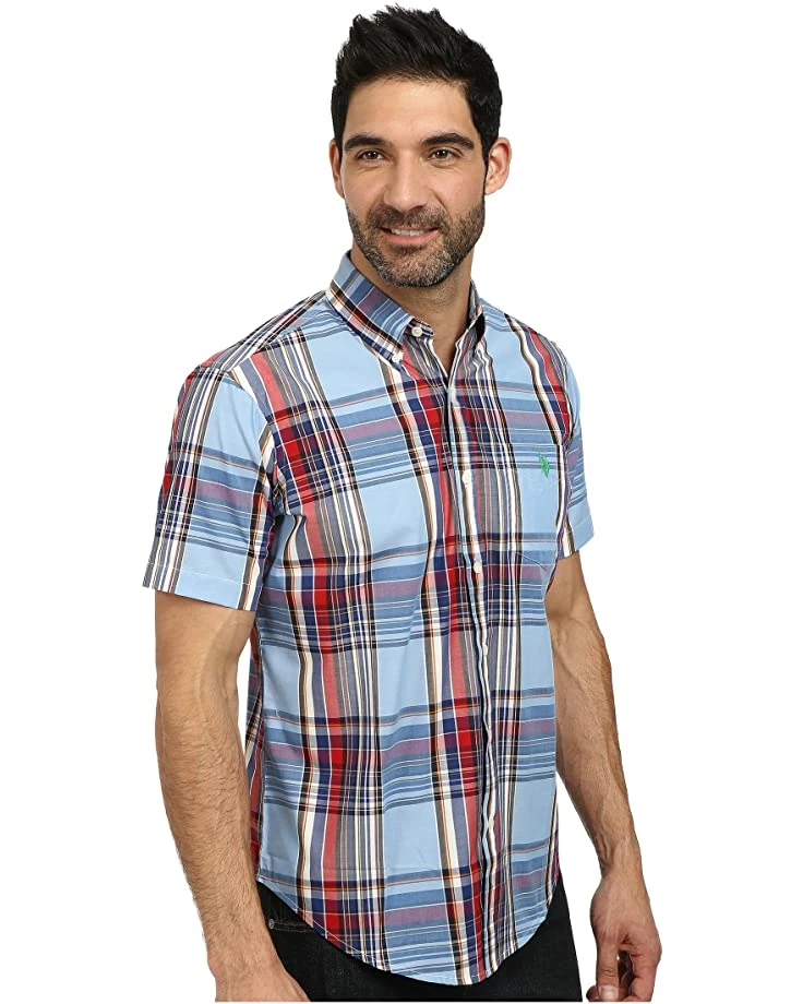 U.S. POLO ASSN. Shirts & Tops Short Sleece Poplin Plaid Shirt 6 U.S. POLO ASSN. Shirts & Tops Short Sleece Poplin Plaid Shirt - Image 4