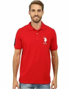 U.S. POLO ASSN. Shirts & Tops Solid Pique Polo 26 U.S. POLO ASSN. Shirts & Tops Solid Pique Polo -Valentino Garavani Sales Shop 91eM4JrMSJL. AC SR736920