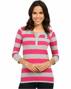 U.S. POLO ASSN. Shirts & Tops 3/4 Sleeve Striped Cotton Jersey T-Shirt