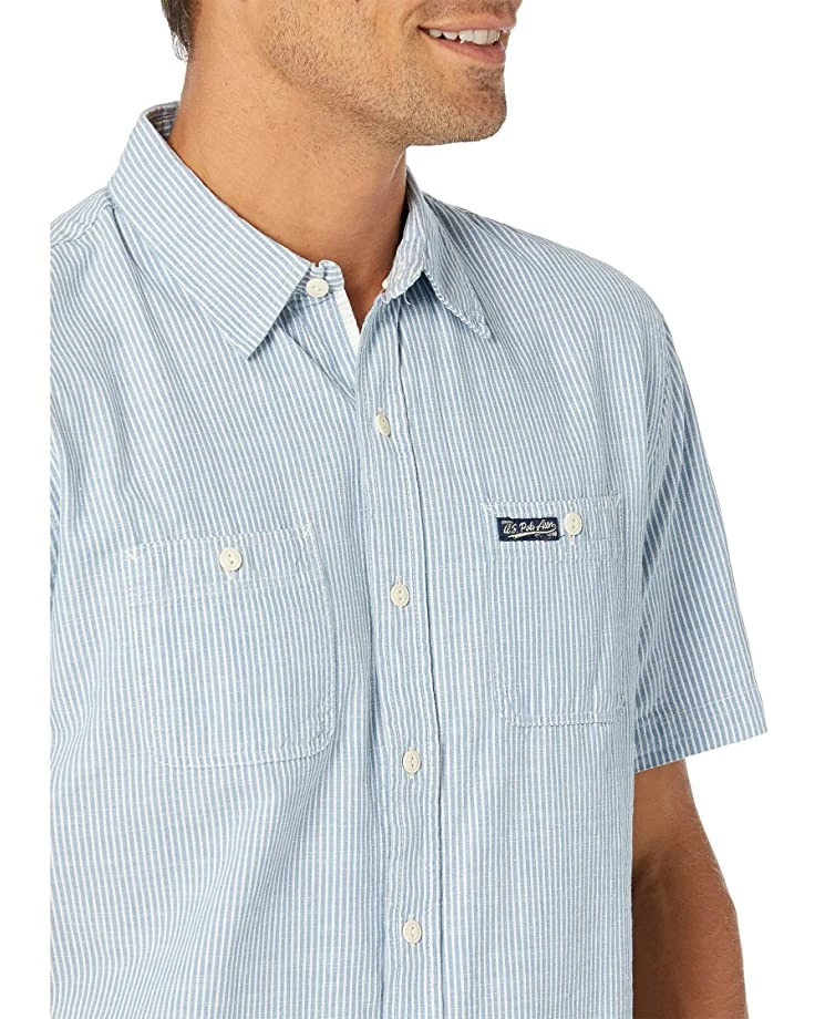 U.S. POLO ASSN. Shirts & Tops Short Sleeve Slim Fit Tab Two-Pocket Woven Shirt 5 U.S. POLO ASSN. Shirts & Tops Short Sleeve Slim Fit Tab Two-Pocket Woven Shirt - Image 3