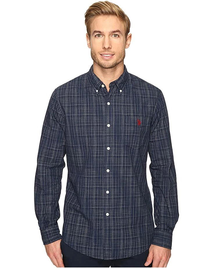 U.S. POLO ASSN. Shirts & Tops Long Sleeve Slim Fit Dobby Button Down Sport Shirt 3 U.S. POLO ASSN. Shirts & Tops Long Sleeve Slim Fit Dobby Button Down Sport Shirt