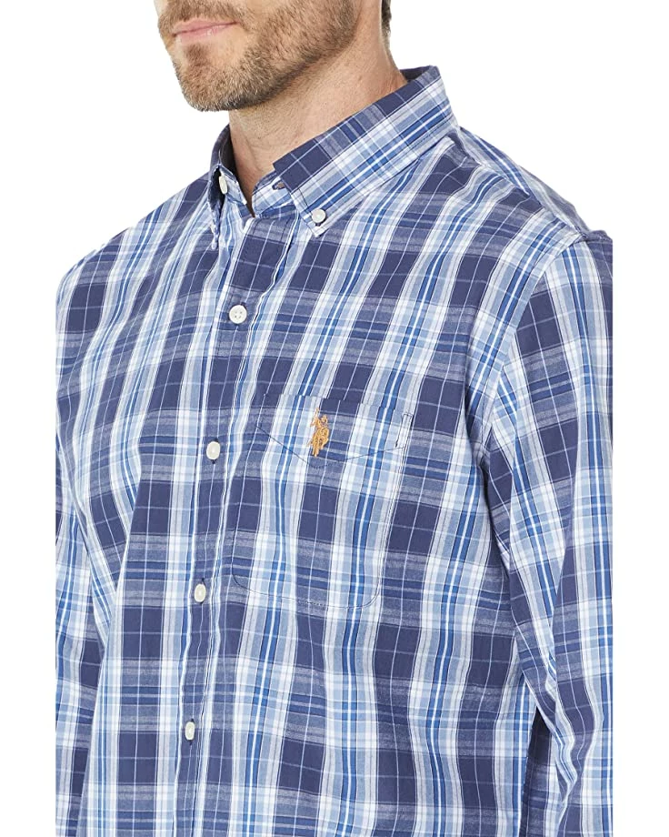 U.S. POLO ASSN. Shirts & Tops Long Sleeve Yarn-Dye Peached Poplin Plaid Woven Shirt 5 U.S. POLO ASSN. Shirts & Tops Long Sleeve Yarn-Dye Peached Poplin Plaid Woven Shirt - Image 3