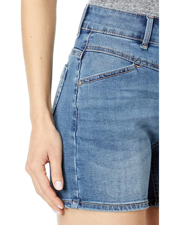 U.S. POLO ASSN. 4 1/2" High-Rise Vintage Stretch Denim Shorts in Medium Enzyme Wash 5 U.S. POLO ASSN. 4 1/2" High-Rise Vintage Stretch Denim Shorts in Medium Enzyme Wash - Image 3