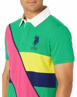 U.S. POLO ASSN. Shirts & Tops Diagonal Color-Block Polo 8 U.S. POLO ASSN. Shirts & Tops Diagonal Color-Block Polo -Valentino Garavani Sales Shop 91p1KcIudwL. AC SR736920