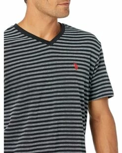 U.S. POLO ASSN. Shirts & Tops Short Sleeve Birdseye Stripe V-Neck Tee 9 U.S. POLO ASSN. Shirts & Tops Short Sleeve Birdseye Stripe V-Neck Tee -Valentino Garavani Sales Shop 91p2YA UeDL. AC SR736920