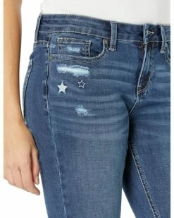U.S. POLO ASSN. Jeans Mid-Rise Embroidered Stretch Denim Jeggings in Darwin Wash -Valentino Garavani Sales Shop 91qwkvYDkL. AC SR736920
