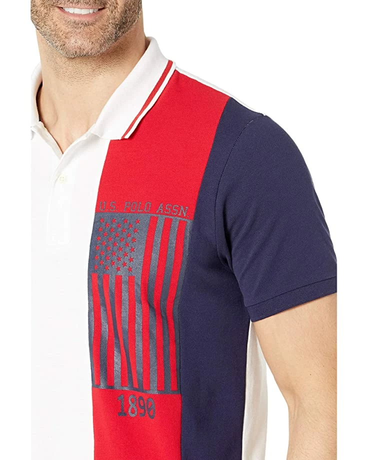 U.S. POLO ASSN. Shirts & Tops Short Sleeve Pieced Flag Polo 5 U.S. POLO ASSN. Shirts & Tops Short Sleeve Pieced Flag Polo - Image 3