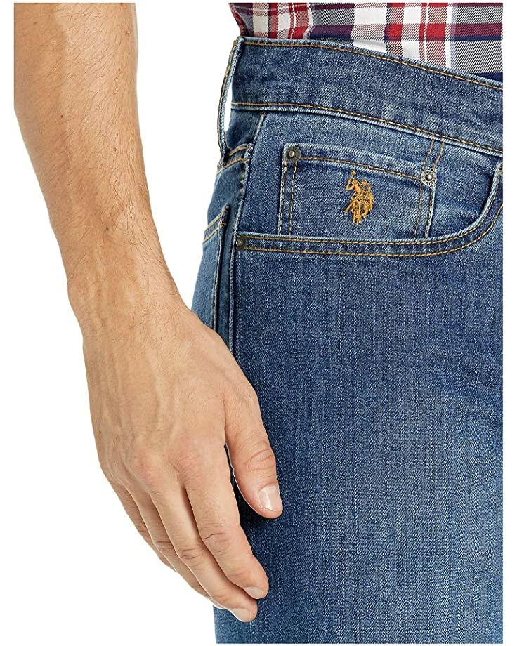 U.S. POLO ASSN. Slim Straight Stretch Jeans in Blue 6 U.S. POLO ASSN. Slim Straight Stretch Jeans in Blue - Image 4