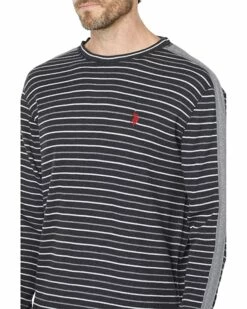 U.S. POLO ASSN. Shirts & Tops Long Sleeve Stripe Thermal Crew Neck Shirt -Valentino Garavani Sales Shop 91wlofSQIoL. AC SR736920