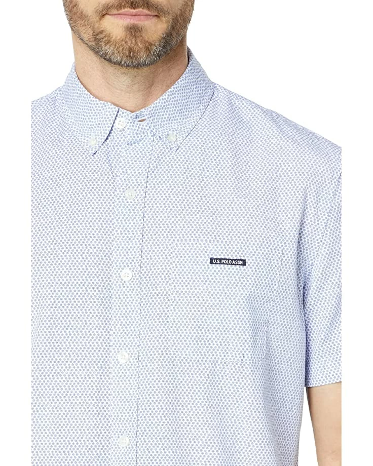 U.S. POLO ASSN. Shirts & Tops Short Sleeve Printed Text Woven Shirt 5 U.S. POLO ASSN. Shirts & Tops Short Sleeve Printed Text Woven Shirt - Image 3