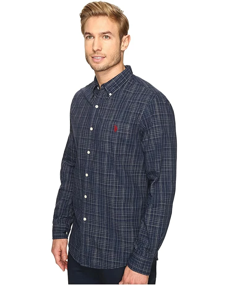 U.S. POLO ASSN. Shirts & Tops Long Sleeve Slim Fit Dobby Button Down Sport Shirt 4 U.S. POLO ASSN. Shirts & Tops Long Sleeve Slim Fit Dobby Button Down Sport Shirt - Image 2