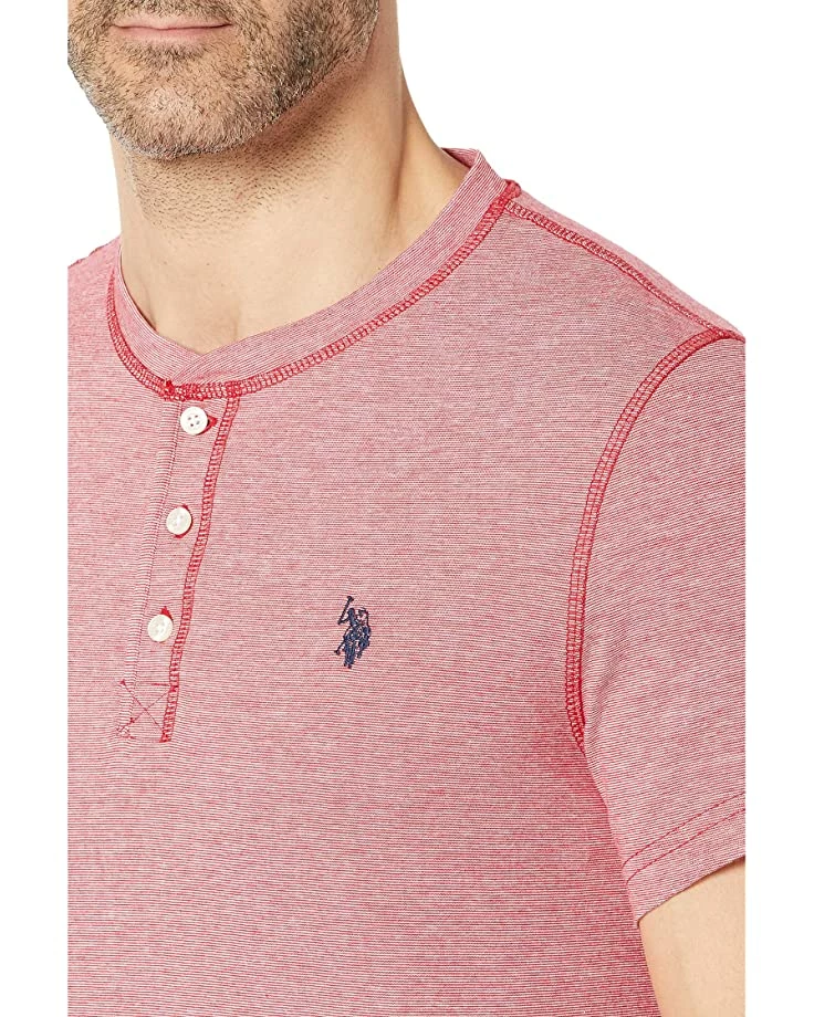 U.S. POLO ASSN. Shirts & Tops Short Sleeve Stripe Henley 5 U.S. POLO ASSN. Shirts & Tops Short Sleeve Stripe Henley - Image 3